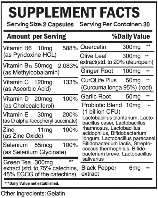 Immune Shield W/CurQLife - 60 капс